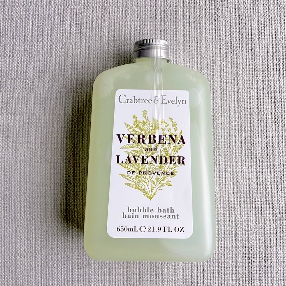 Crabtree & Evelyn Bubble Bath Shower Gel, Verbena and Lavender, 21.9 floz